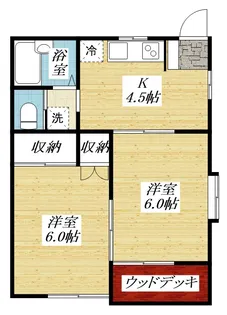 ハイツサトウ【1階】の間取り