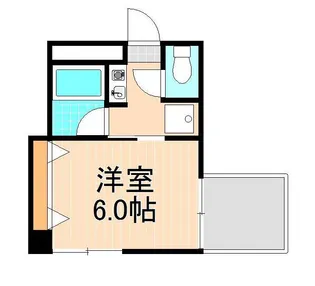 ホワイトハイムミカミ【5階】の間取り