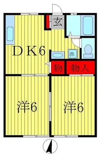 サンシティ【1階】の間取り