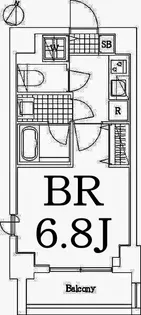 ザ・レジデンス・オブ・トーキョーSO03【7階】の間取り