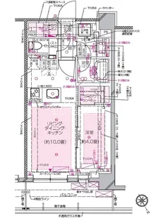ディアナコート祐天寺レジデンス【3階】の間取り