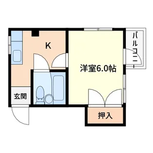ハウスオギワラ【3階】の間取り