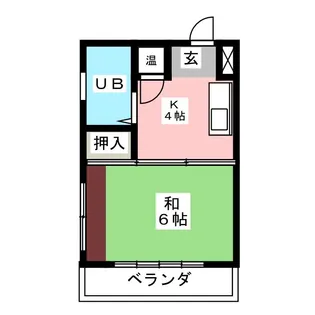 栄和ハイツ【3階】の間取り