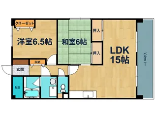 セイント・ラム・パーク【5階】の間取り