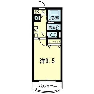ライズ平成けやき通り【4階】の間取り