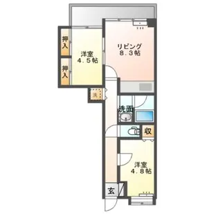 セレスト御門【11階】の間取り