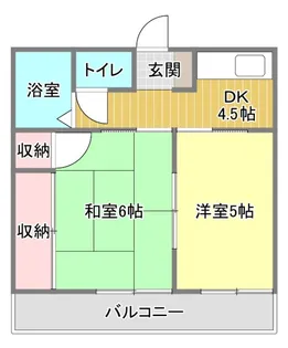 ◆シロワハイツII【2階】の間取り