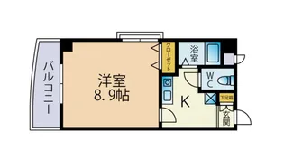 メゾンマコイ百年橋【3階】の間取り