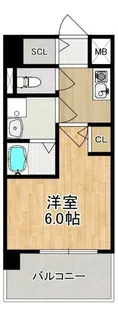 Modern Palazzo 東本町【8階】の間取り