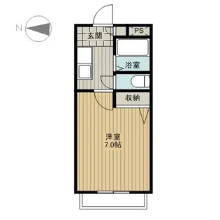 セシルコート【2階】の間取り