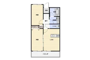 スタシオンろくごう【1階】の間取り
