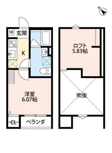 鳳 陽光館【1階】の間取り