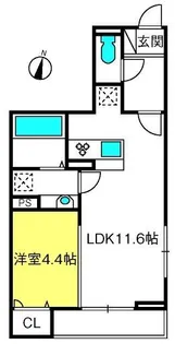 LUXUS【3階】の間取り