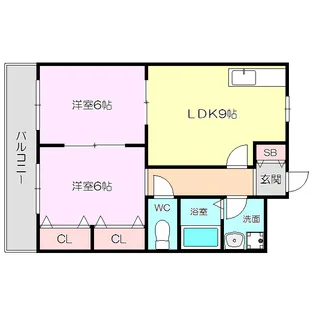 グランシャリオ【3階】の間取り