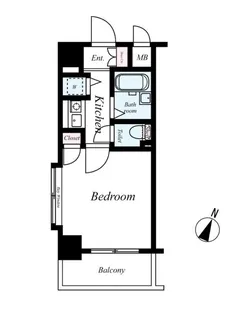 フェニックス笹塚壱番館【7階】の間取り
