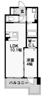 プランドール【8階】の間取り