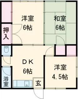 入地グリーンハイツ【2階】の間取り