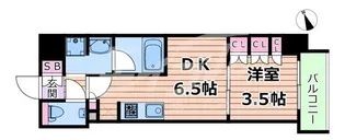 ザ・パークハビオ都島テラス【9階】の間取り