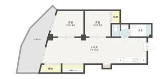 富士ニューハイツ【3階】の間取り