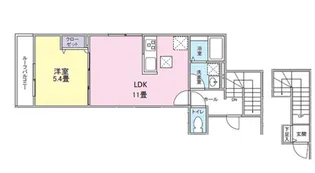 THE HOUSE Nishi Hachioji【2階】の間取り