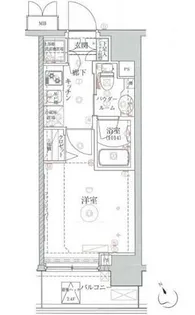クレイシア品川戸越銀座【3階】の間取り