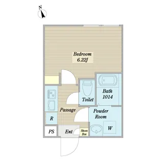ブライト品川【1階】の間取り