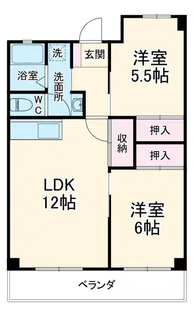 リアライズ木曽川【3階】の間取り