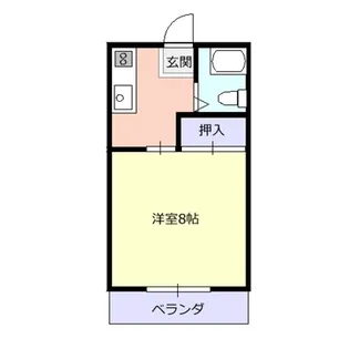 コジマハイツ【1階】の間取り