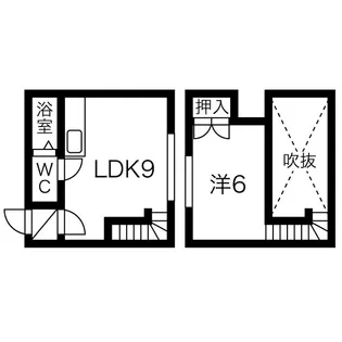 アルページュ参番館【2階】の間取り