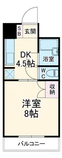 メゾンエクセルI【2階】の間取り