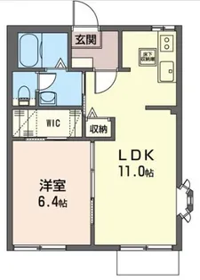 ヴェルフィオーレ富士見台C【1階】の間取り