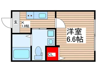 サクラーレ平井【1階】の間取り