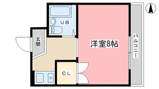 フォレスト山科【4階】の間取り