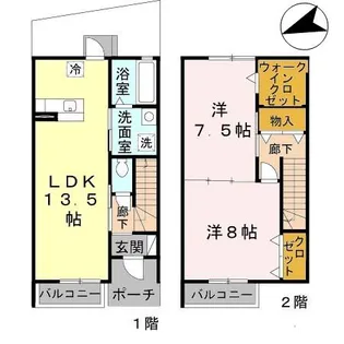 セジュールジュンの間取り