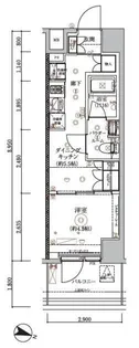 ARCOBALENO HASUNEII【4階】の間取り
