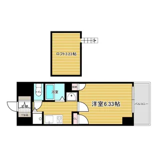 パルティール鶴舞【10階】の間取り