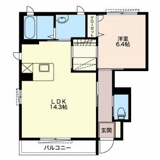 I’s garden B【1階】の間取り