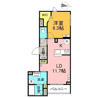 ステインブロ【3階】の間取り