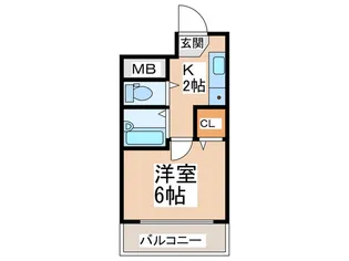 オーセントビル【4階】の間取り
