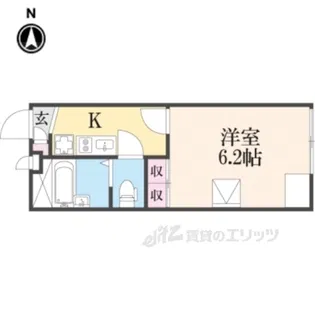 レオパレスエステート【1階】の間取り