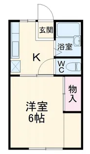 加藤ハイツ【2階】の間取り