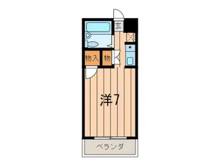 アボニン サカエ【1階】の間取り