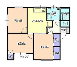 チェリーヒルズ【2階】の間取り