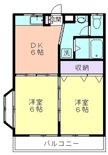 スターブルコーポ【3階】の間取り