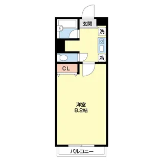 ベロウ桜城【3階】の間取り