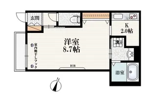 ラ メゾン エスポワール【1階】の間取り