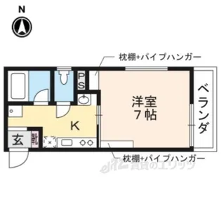 ネクストライフ太秦天神川【2階】の間取り