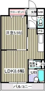 グランヴィラ【3階】の間取り