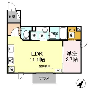 EXSESS【1階】の間取り