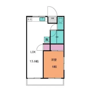 ブルーベイfukaya49【1階】の間取り